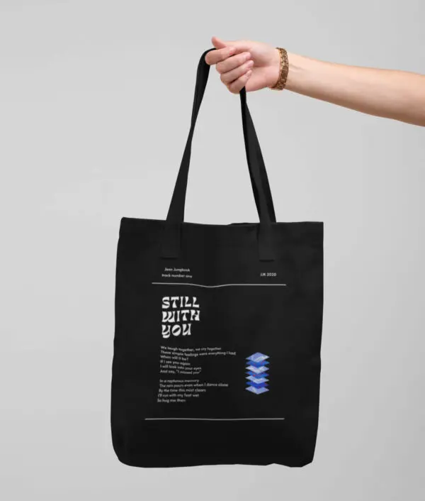 BTS Jungkook Still with You Tote Bag